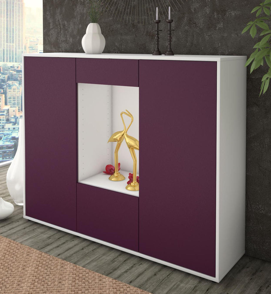 Highboard Raffaela, Lila Studio (136x108x35cm) - Dekati GmbH