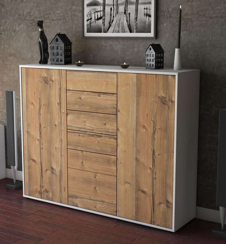 Highboard Ramona, Pinie Studio (136x108x35cm) - Dekati GmbH