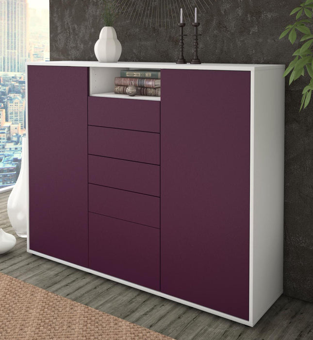 Highboard Ravena, Lila Studio (136x108x35cm) - Dekati GmbH