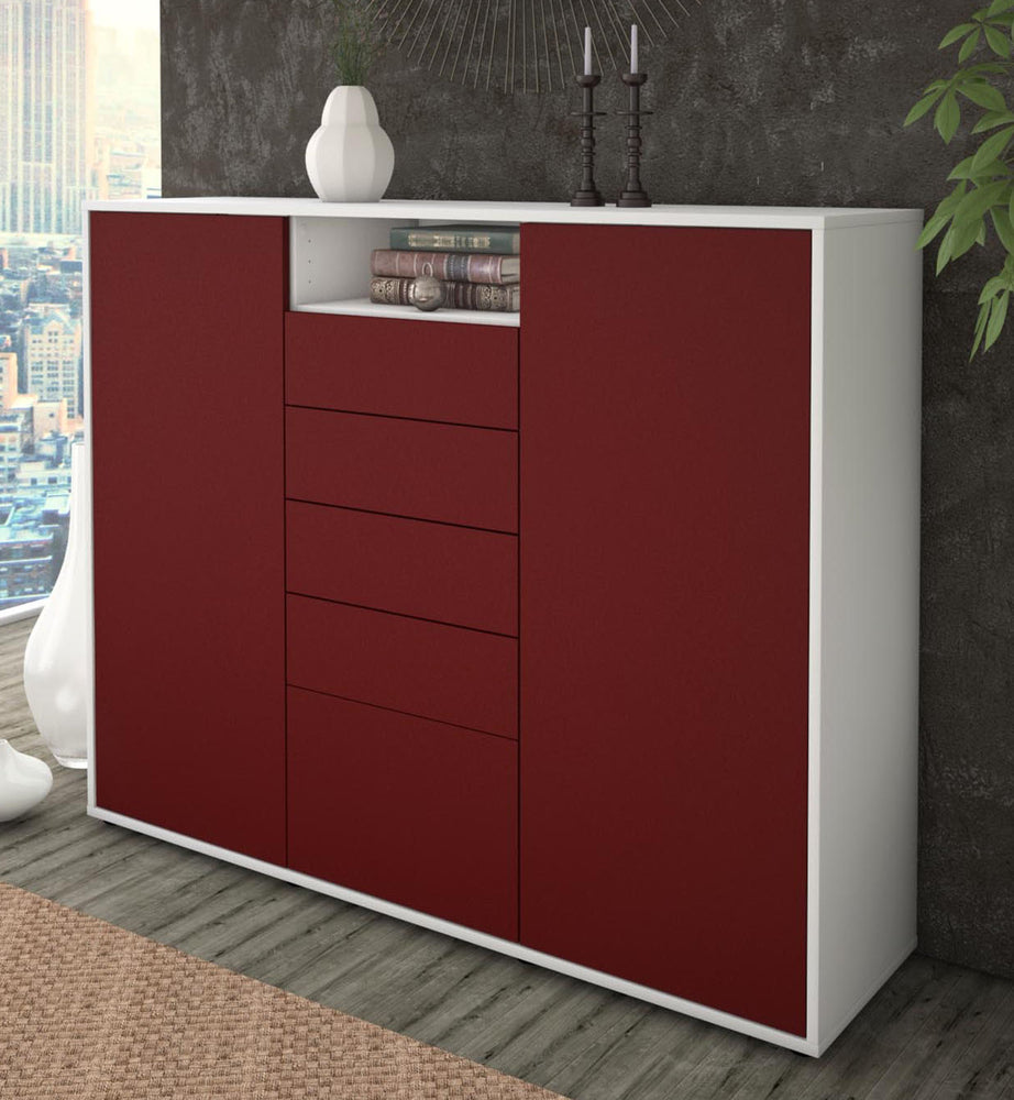 Highboard Ravena, Bordeaux Studio (136x108x35cm) - Dekati GmbH