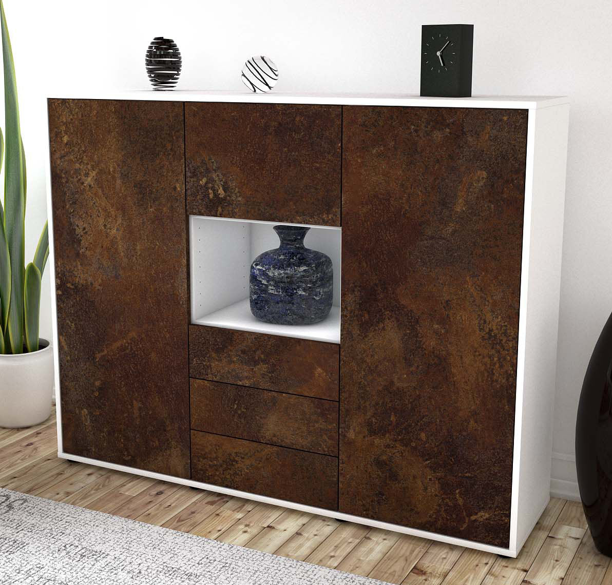 Highboard Ravenna, Rost Studio (136x108x35cm) - Dekati GmbH