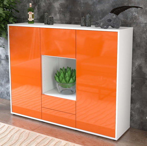 Highboard Rella, Orange Studio (136x108x35cm) - Dekati GmbH