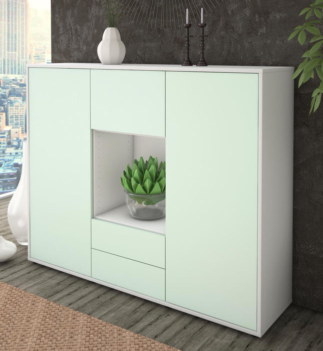 Highboard Rella, Mint Studio (136x108x35cm) - Dekati GmbH