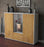 Highboard Renata, Eiche Studio (136x108x35cm) - Dekati GmbH