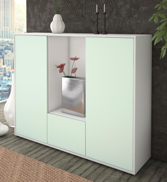 Highboard Renata, Mint Studio (136x108x35cm) - Dekati GmbH