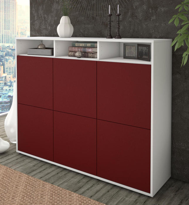 Highboard Sara, Bordeaux Studio (136x108x35cm) - Dekati GmbH