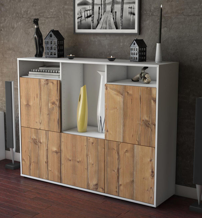 Highboard Sarina, Pinie Studio (136x108x35cm) - Dekati GmbH