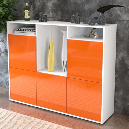 Highboard Sarina, Orange Studio (136x108x35cm) - Dekati GmbH