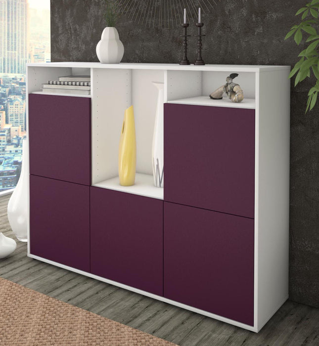 Highboard Sarina, Lila Studio (136x108x35cm) - Dekati GmbH