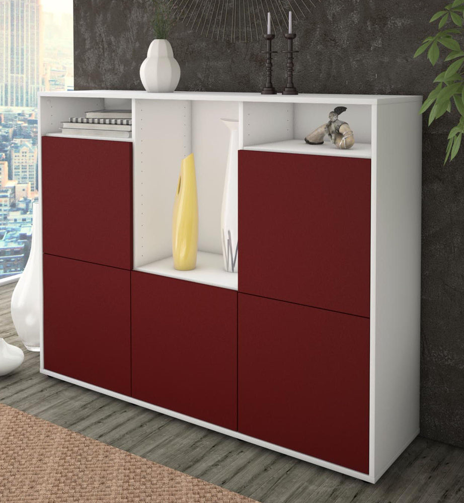 Highboard Sarina, Bordeaux Studio (136x108x35cm) - Dekati GmbH