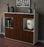 Highboard Selena, Walnuss Studio (136x108x35cm) - Dekati GmbH