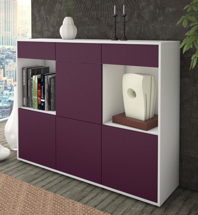 Highboard Selena, Lila Studio (136x108x35cm) - Dekati GmbH