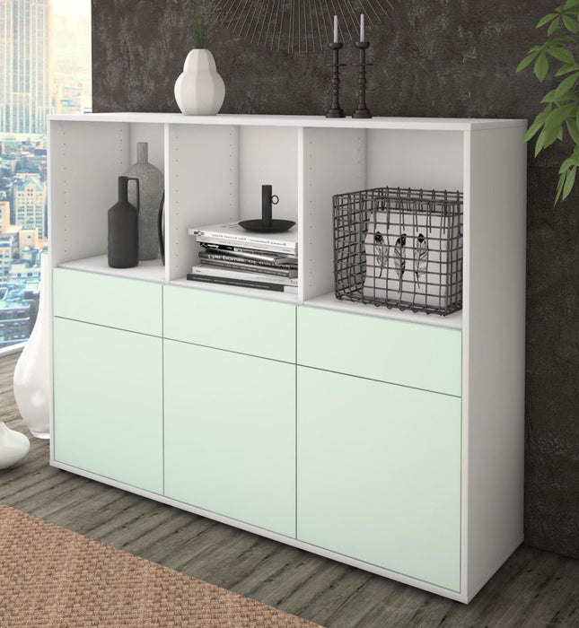 Highboard Selma, Mint Studio (136x108x35cm) - Dekati GmbH