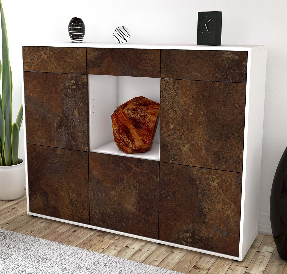 Highboard Serafina, Rost Studio (136x108x35cm) - Dekati GmbH