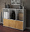 Highboard Seraphine, Eiche Studio (136x108x35cm) - Dekati GmbH