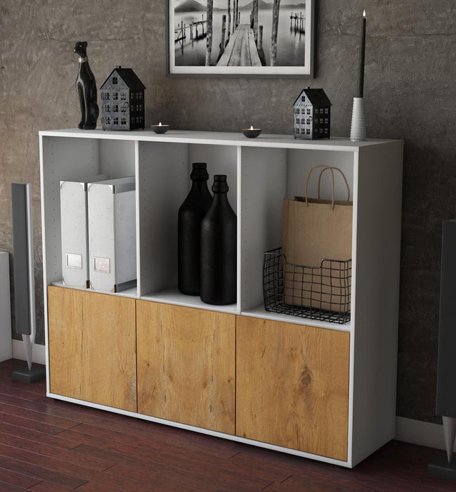 Highboard Seraphine, Eiche Studio (136x108x35cm) - Dekati GmbH