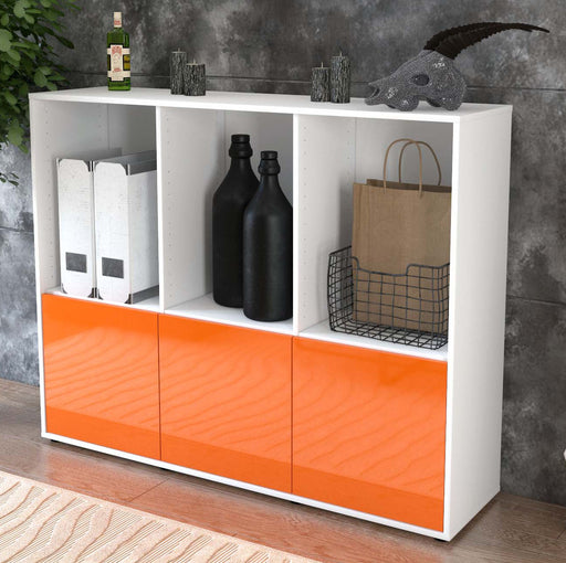 Highboard Seraphine, Orange Studio (136x108x35cm) - Dekati GmbH