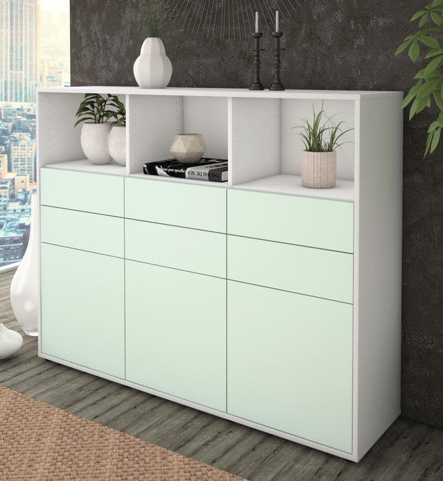 Highboard Serenella, Mint Studio (136x108x35cm) - Dekati GmbH