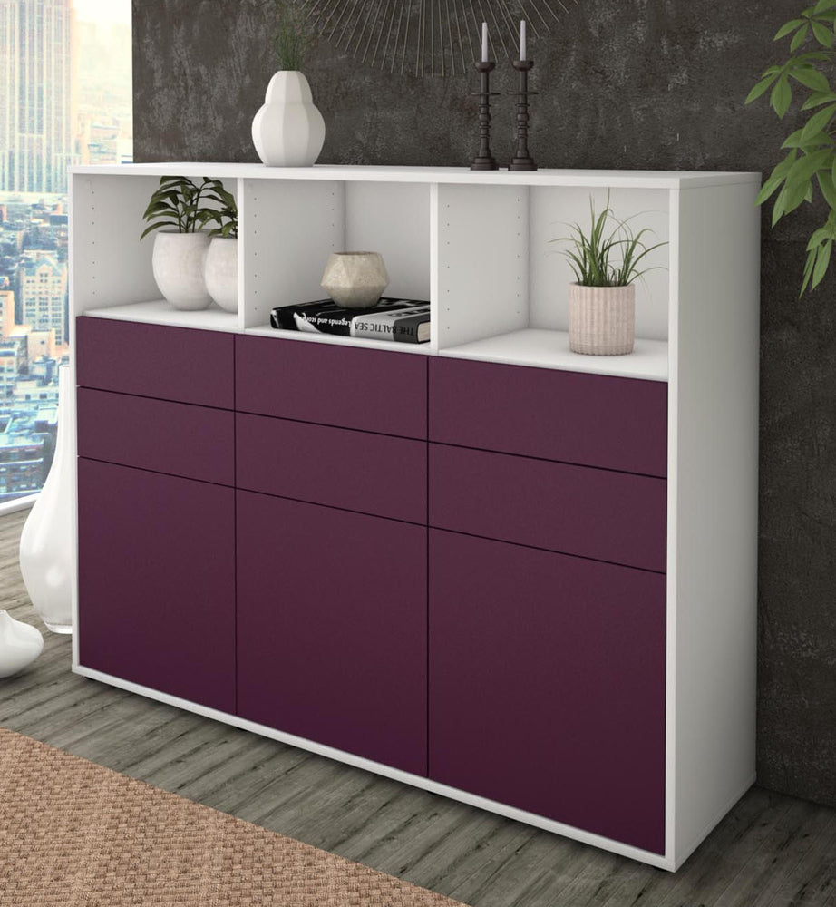 Highboard Serenella, Lila Studio (136x108x35cm) - Dekati GmbH