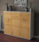 Highboard Silvana, Eiche Studio (136x108x35cm) - Dekati GmbH