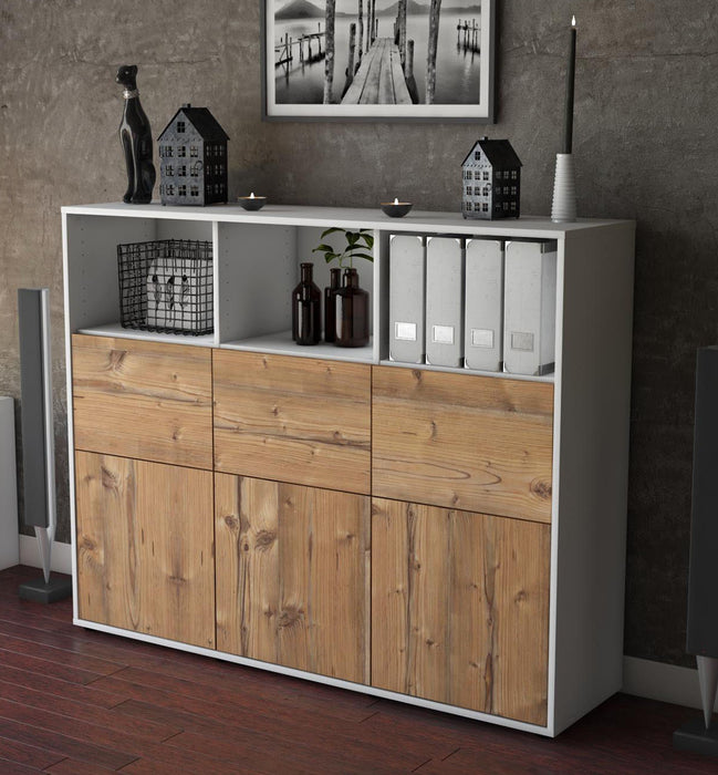 Highboard Sina, Pinie Studio (136x108x35cm) - Dekati GmbH