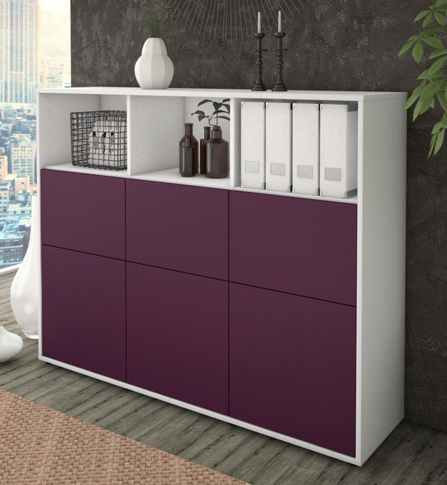 Highboard Sina, Lila Studio (136x108x35cm) - Dekati GmbH