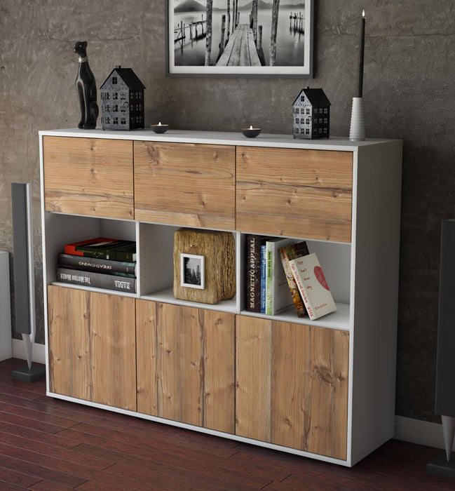 Highboard Sira, Pinie Studio (136x108x35cm) - Dekati GmbH