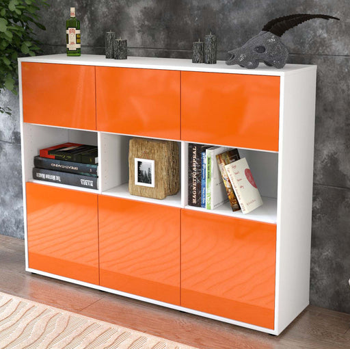 Highboard Sira, Orange Studio (136x108x35cm) - Dekati GmbH