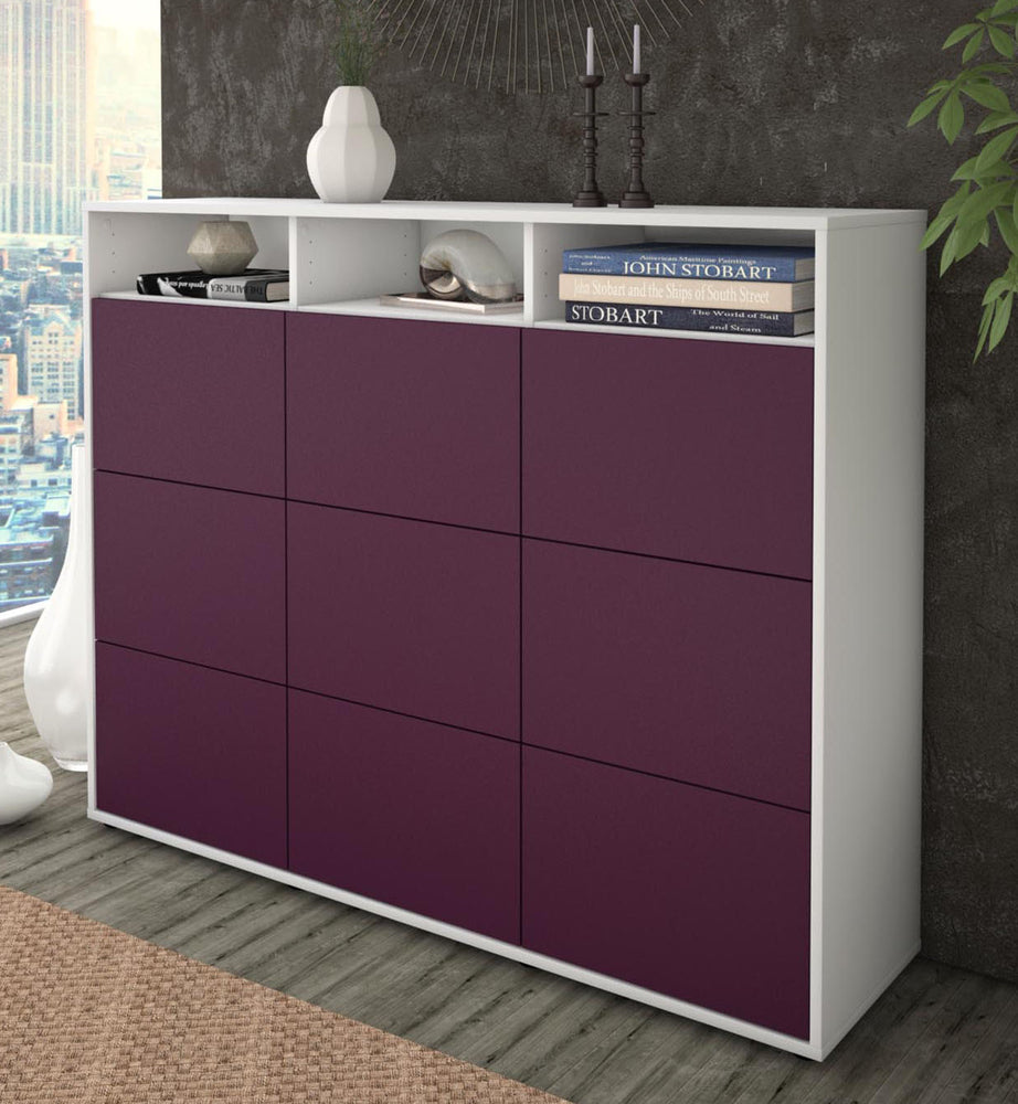 Highboard Sofia, Lila Studio (136x108x35cm) - Dekati GmbH