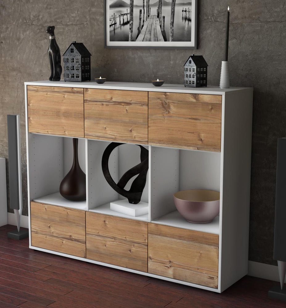 Highboard Suna, Pinie Studio (136x108x35cm) - Dekati GmbH