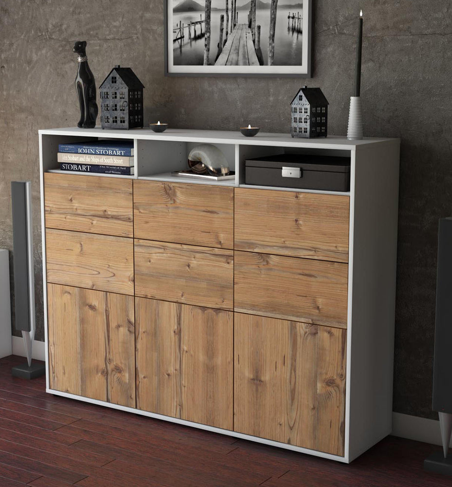 Highboard Tatiana, Pinie Studio (136x108x35cm) - Dekati GmbH