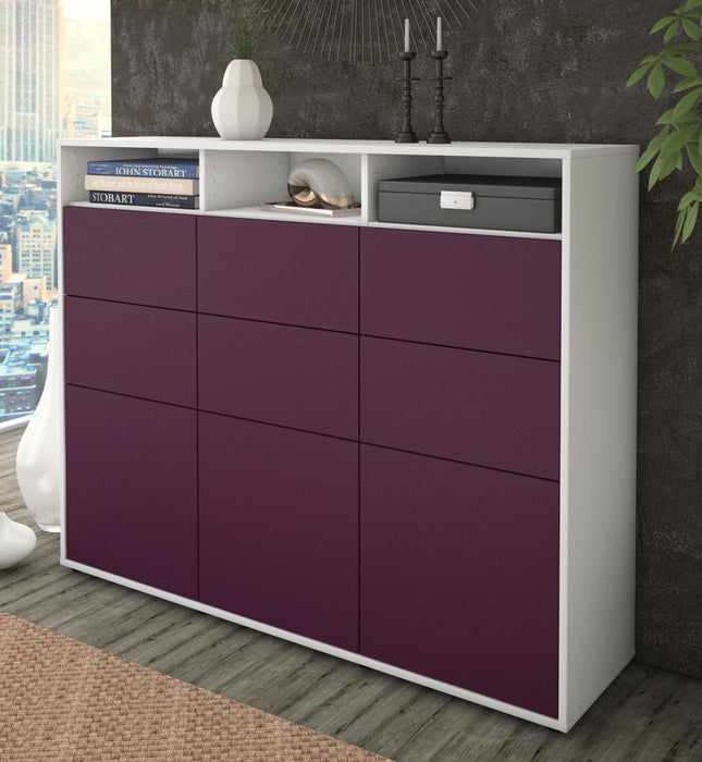 Highboard Tatiana, Lila Studio (136x108x35cm) - Dekati GmbH