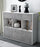 Highboard Tessa, Beton Studio (136x108x35cm) - Dekati GmbH