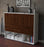 Highboard Zaccaria, Walnuss Studio (136x108x35cm) - Dekati GmbH