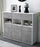 Highboard Tizia, Beton Studio (136x108x35cm) - Dekati GmbH