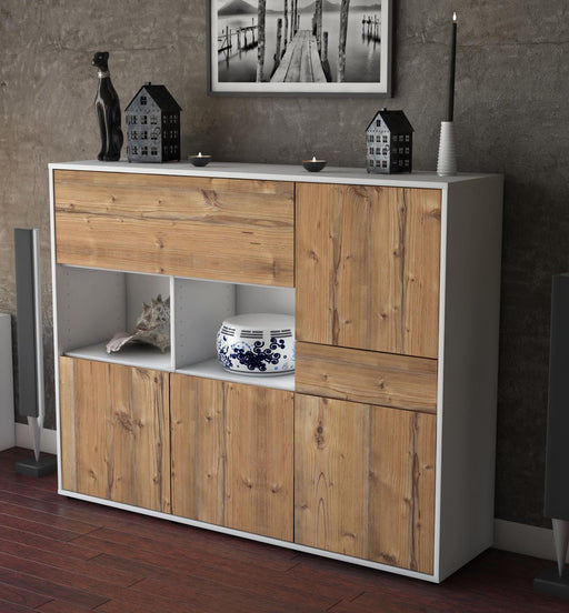 Highboard Valeria, Pinie Studio (136x108x35cm) - Dekati GmbH