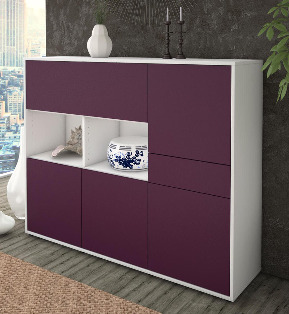 Highboard Valeria, Lila Studio (136x108x35cm) - Dekati GmbH