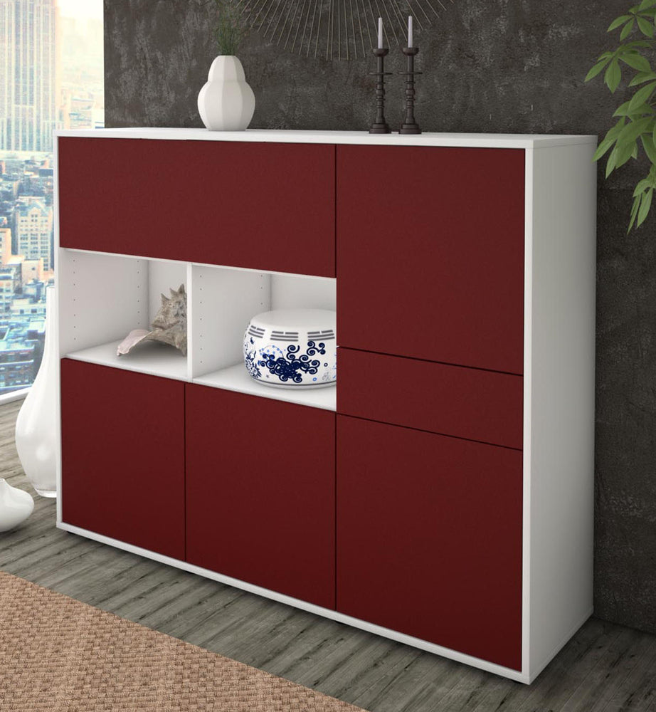 Highboard Valeria, Bordeaux Studio (136x108x35cm) - Dekati GmbH