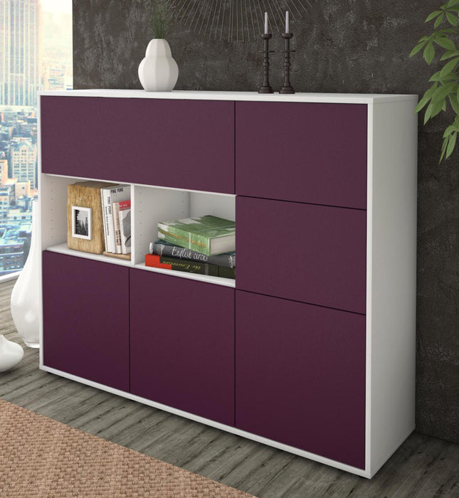 Highboard Velia, Lila Studio (136x108x35cm) - Dekati GmbH