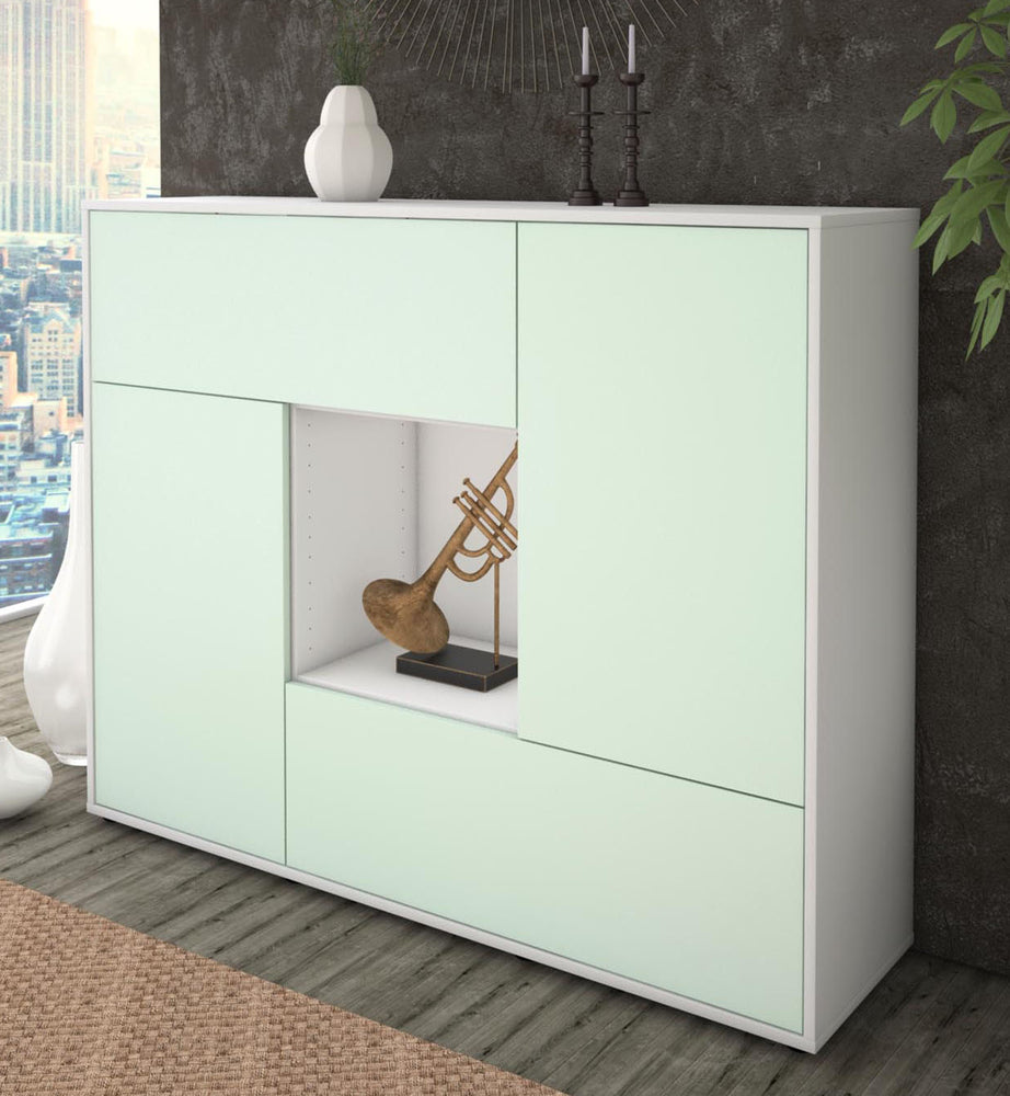 Highboard Veronica, Mint Studio (136x108x35cm) - Dekati GmbH