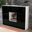 Highboard Vicky, Schwarz Studio (136x108x35cm) - Dekati GmbH