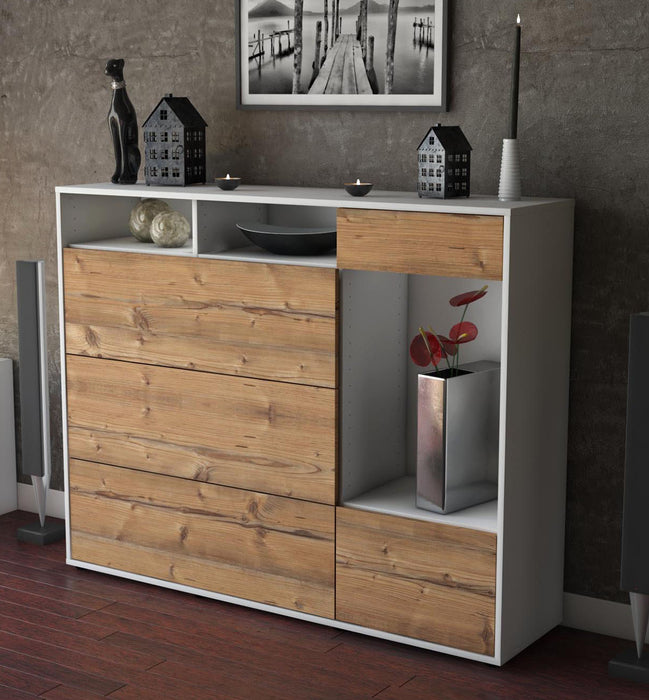 Highboard Viona, Pinie Studio (136x108x35cm) - Dekati GmbH