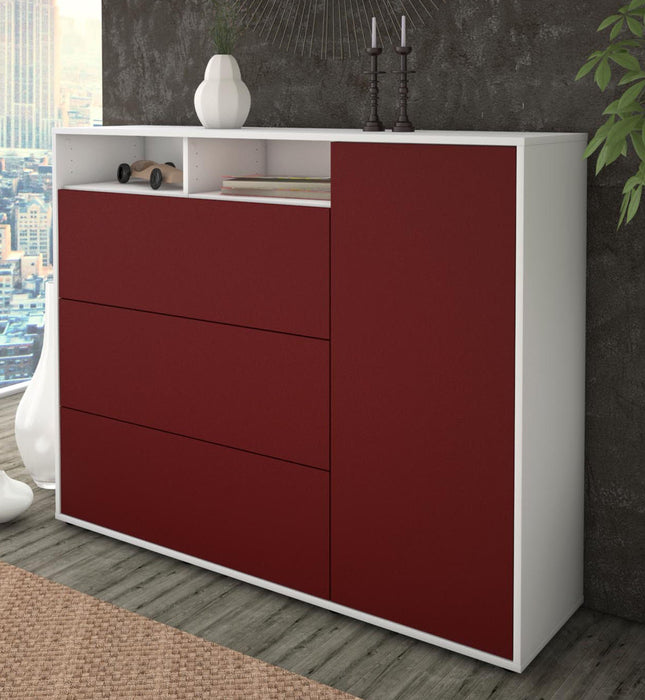 Highboard Vita, Bordeaux Studio (136x108x35cm) - Dekati GmbH