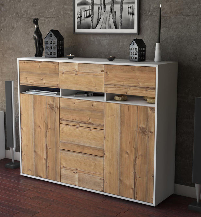 Highboard Viviana, Pinie Studio (136x108x35cm) - Dekati GmbH