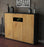 Highboard Madalena, Eiche Studio (136x108x35cm) - Dekati GmbH