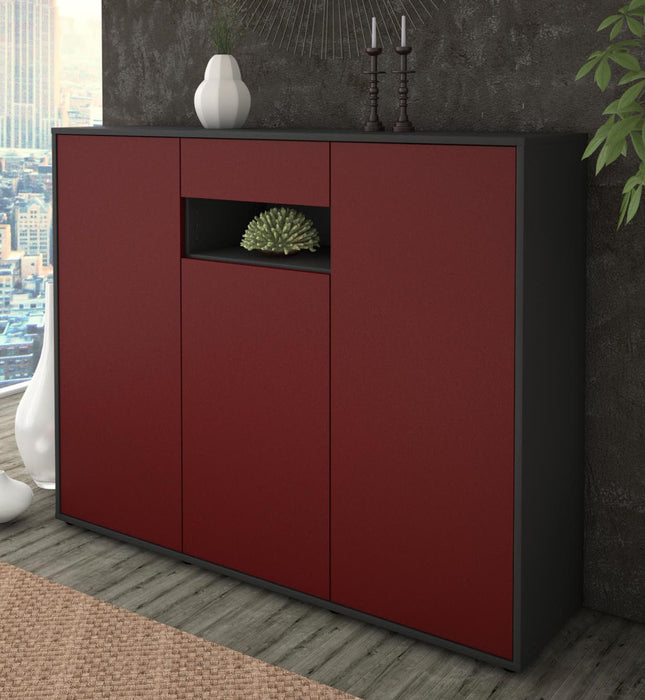 Highboard Madalena, Bordeaux Studio (136x108x35cm) - Dekati GmbH