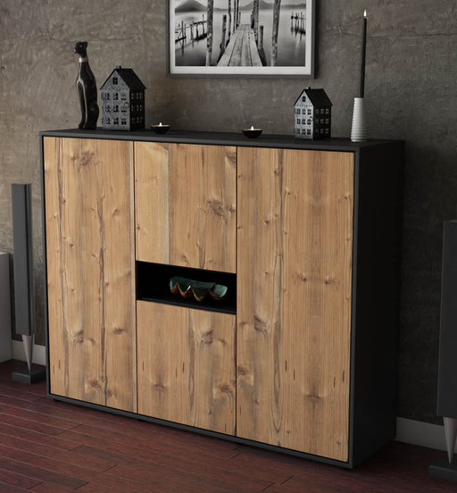 Highboard Maila, Pinie Studio (136x108x35cm) - Dekati GmbH