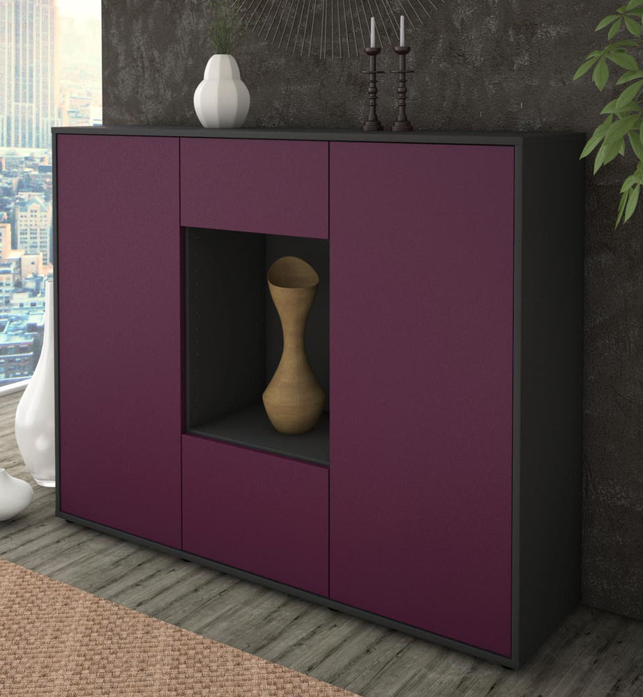 Highboard Mara, Lila Studio (136x108x35cm) - Dekati GmbH