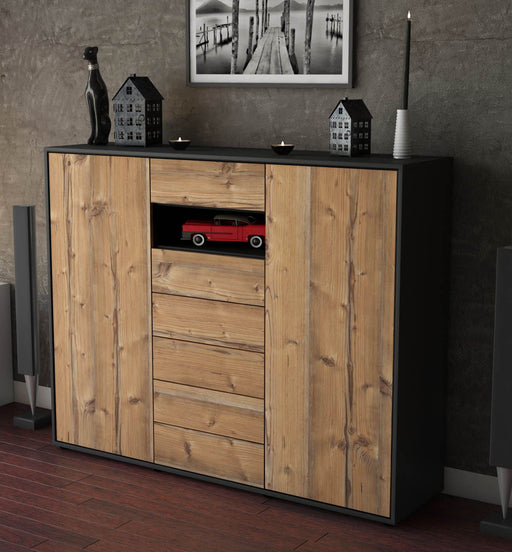 Highboard Maria, Pinie Studio (136x108x35cm) - Dekati GmbH