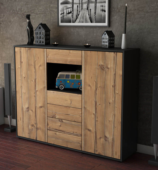 Highboard Marie, Pinie Studio (136x108x35cm) - Dekati GmbH